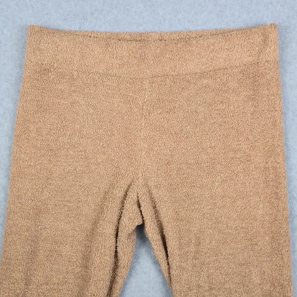Steve Madden Womens Small Brown Wide Leg Knit Sleep Pants